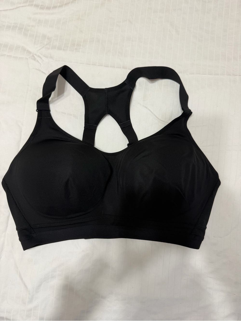 Victoria's Secret Black Racerback Padded Sports Bra